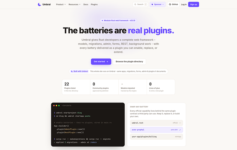 Introducing Umbral - A Batteries-Included Web Framework for Rust