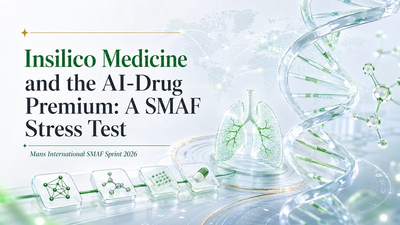 Insilico Medicine and the AI-Drug Premium: A SMAF Stress Test
