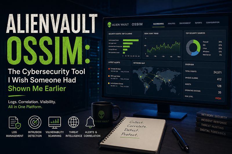 AlienVault OSSIM: The Cybersecurity Tool I Wish Someone Had Shown Me Earlier