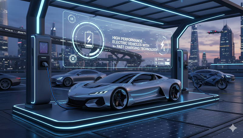 High Performance Electric Vehicles with Fast Charging Technology