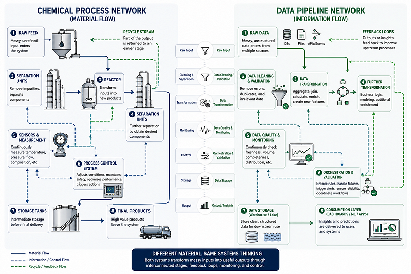 How Chemical Engineering Made Data Pipelines Feel Familiar