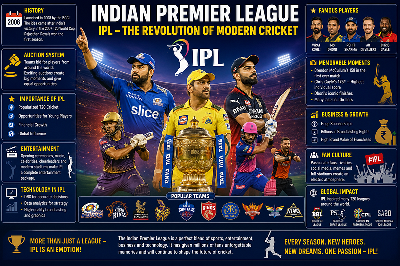 Indian Premier League (IPL): The Revolution of Modern Cricket
Introduction
The Indian Premier…