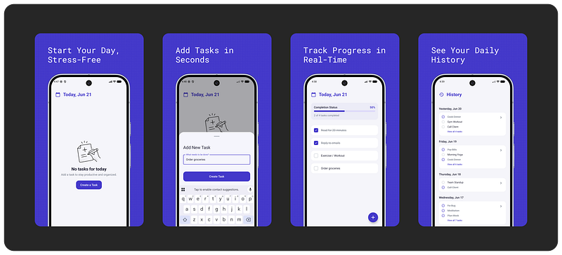 I got tired of to-do apps that need 5 taps just to add “buy milk” — so I built one that doesn’t