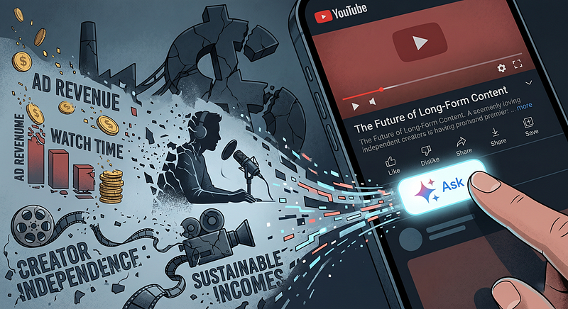 Google Added a Button That Could Unravel the Creator Economy