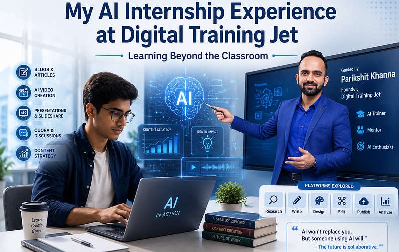 My AI Internship Experience at Digital Training Jet: Learning Beyond the Classroom