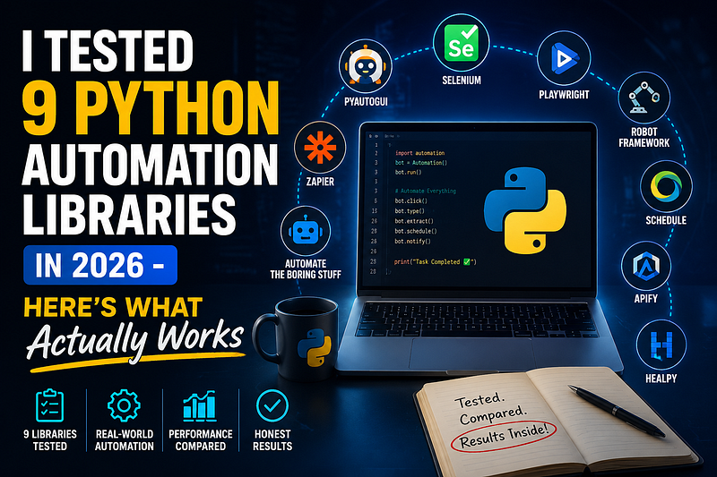 I Tested 9 Python Automation Libraries in 2026 — Here’s What Actually Works