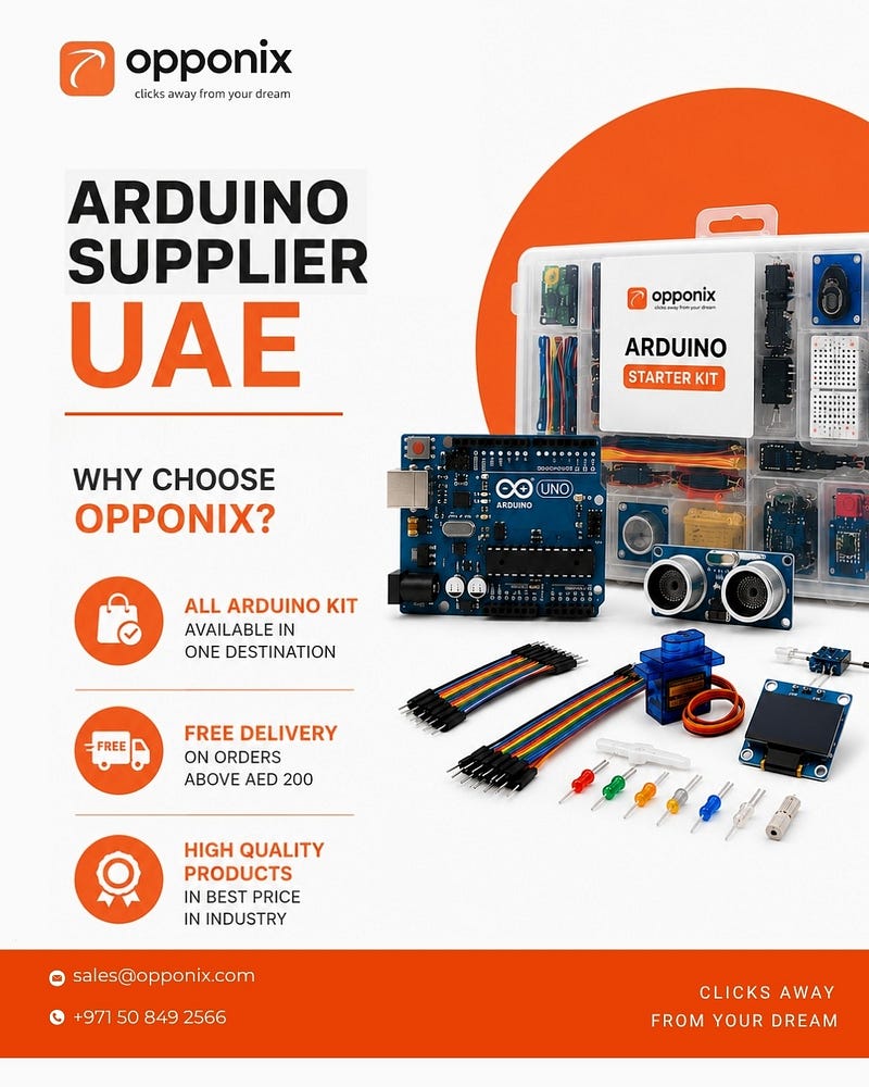 Why Opponix Is the Go-To Arduino Supplier for Makers in the UAE