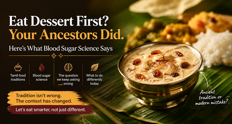 Eat Dessert First? Your Ancestors Did. Here’s What Blood Sugar Science Says