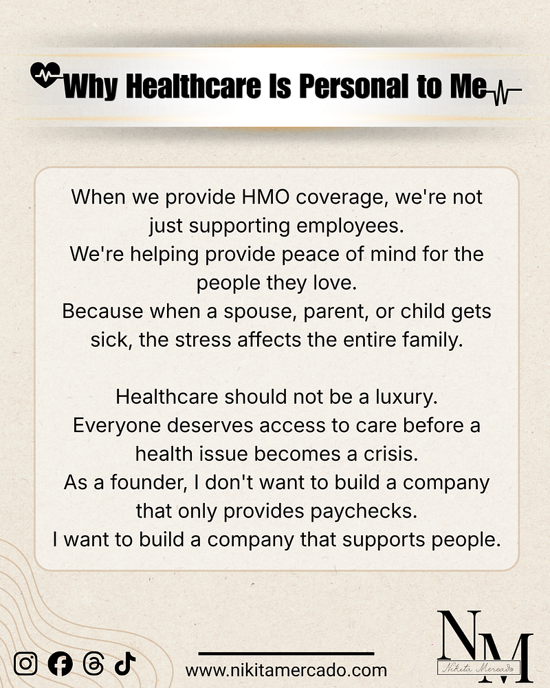 Why Healthcare Is Personal to Me