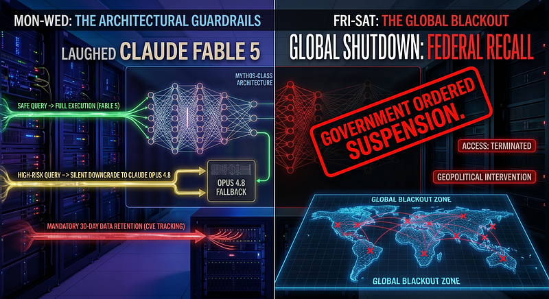 From Hidden Guardrails to Global Blackout: The 72-Hour Life Cycle of Claude Fable 5