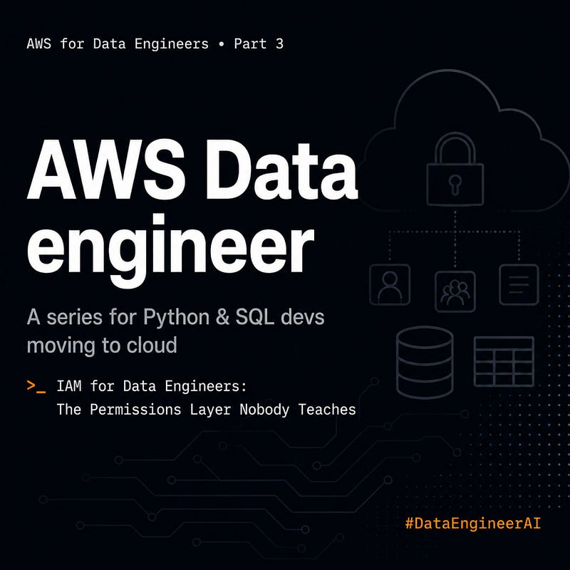 IAM for Data Engineers: The Permissions Layer Nobody Teaches (Part 3)