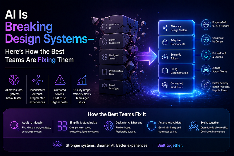 AI Is Breaking Design Systems — Here’s How the Best Teams Are Fixing Them