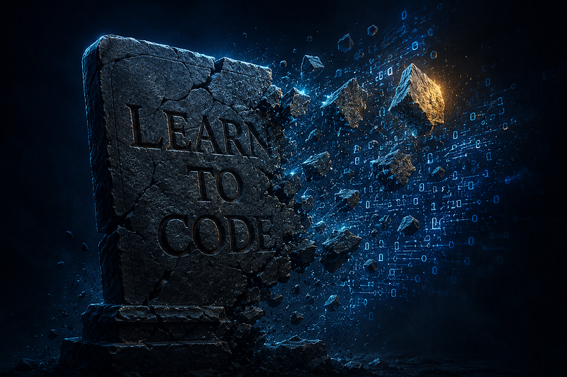 Why “Learn to Code” Is Dead Advice