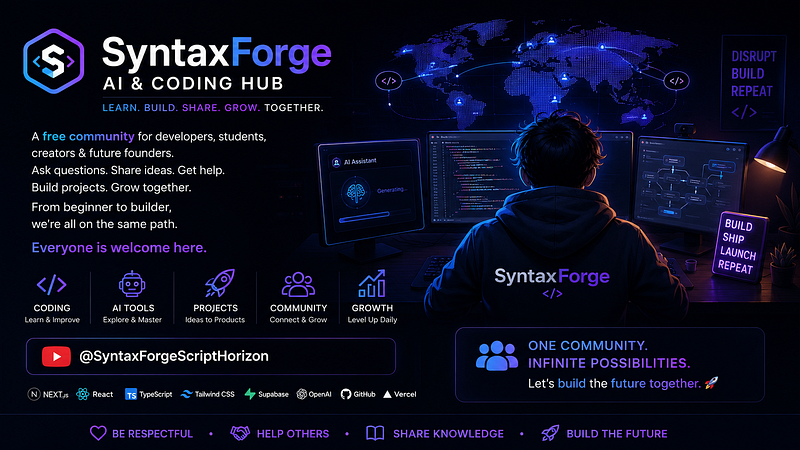 Building a Free Community for Developers, AI Builders, and Future Founders