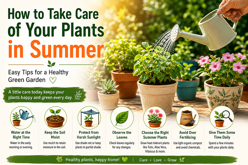 How to Take Care of Your Plants in Summer: Easy Tips for a Healthy Green Garden
