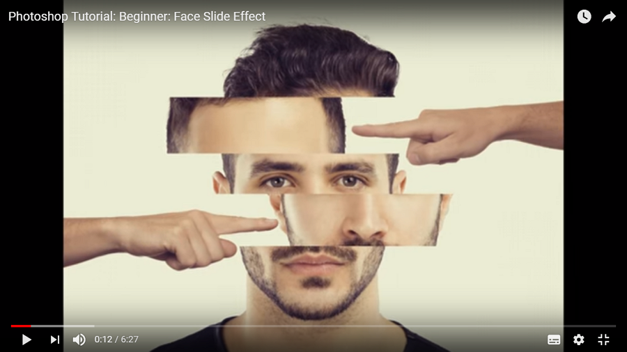 Face began. Эффект разложения: Photoshop Tutorial.