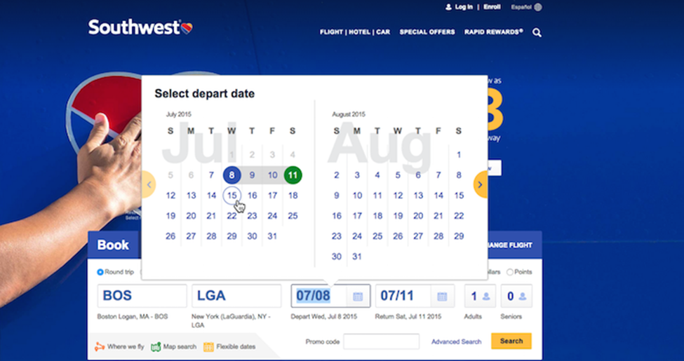 Departure Dates вопрос.